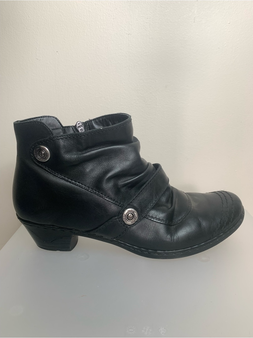 Rieker Black Ankle Boot 41
